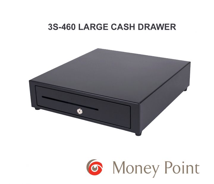 3S-460 LARGE CASH DRAWER BLACK FRONT MONEY POINT IRELAND 3S-460 LARGE CASH DRAWER BLACK FRONT MONEY POINT IRELAND
