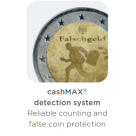 cashMAX detection system